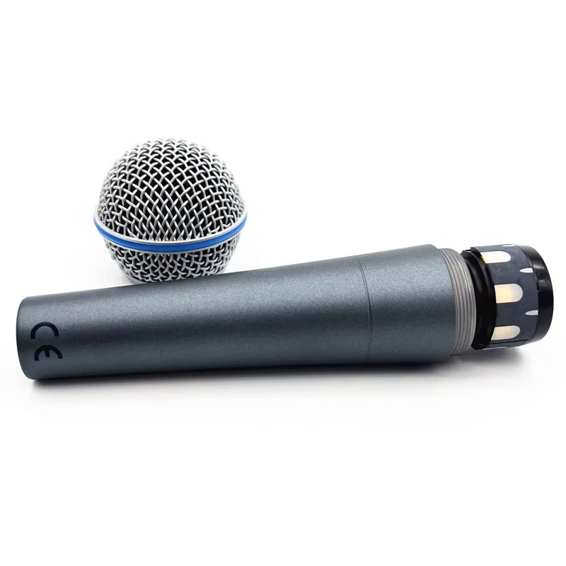 BETA 58A Wired Microphone Moving-Coil Portable Hand Microphone For Performance Live Party Vocals Karaoke Stage Accessories Gifts