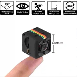 SQ11 Mini 1080p HD Camera | Night Vision | 30fps | Supports 128GB