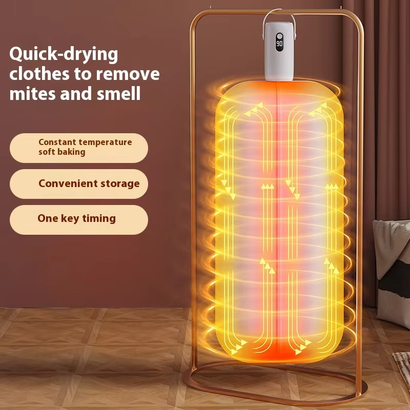 Portable Clothes Dryer,Portable Dryer for Apartments Home Travel RVs,Compact Foldable Mini Electric Laundry Dryer with Dryer Bag