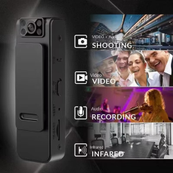 L8 Mini 1080P HD Body Camera | WiFi | Night Vision | 180° Rotatable | 600mAh