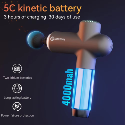 Booster Massage Gun Electric Neck Massager 7.4V Smart Hit Fascia Gun for Body Massage Relaxation Fitness Electric Muscle Massag