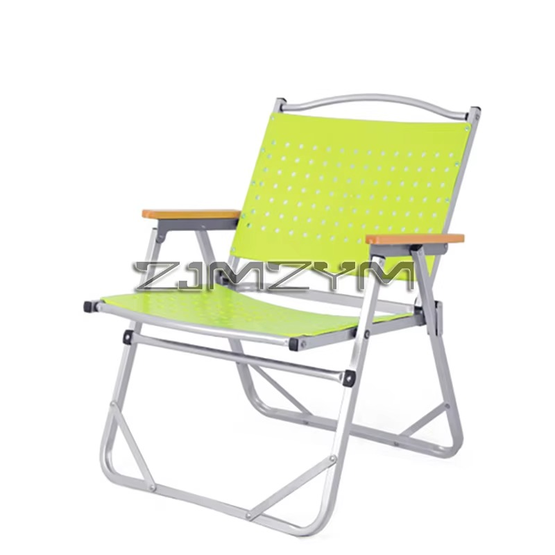 1Pc Outdoor Folding Chair Portable Folding Camping Chairs Tourist Chairs Aluminum Alloy Fishing Chairs Outdoor Furniture