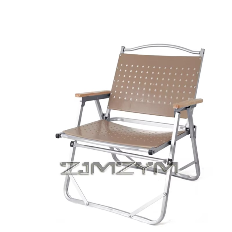 1Pc Outdoor Folding Chair Portable Folding Camping Chairs Tourist Chairs Aluminum Alloy Fishing Chairs Outdoor Furniture