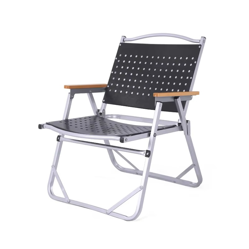 1Pc Outdoor Folding Chair Portable Folding Camping Chairs Tourist Chairs Aluminum Alloy Fishing Chairs Outdoor Furniture