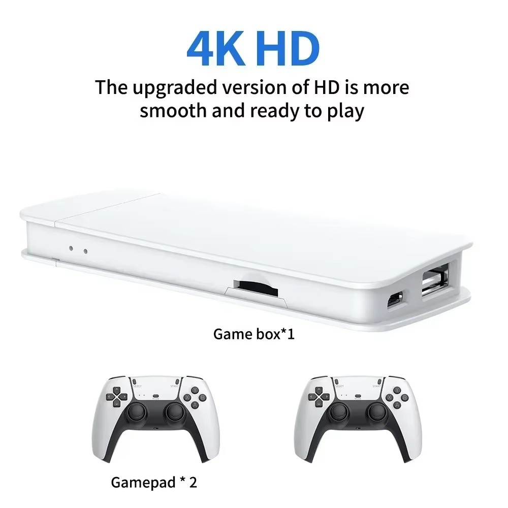 M15 Video Game Console Dual Wireless Gamepad Controller Game Stick 64G 20000 Retro Games Retro Game HD Output