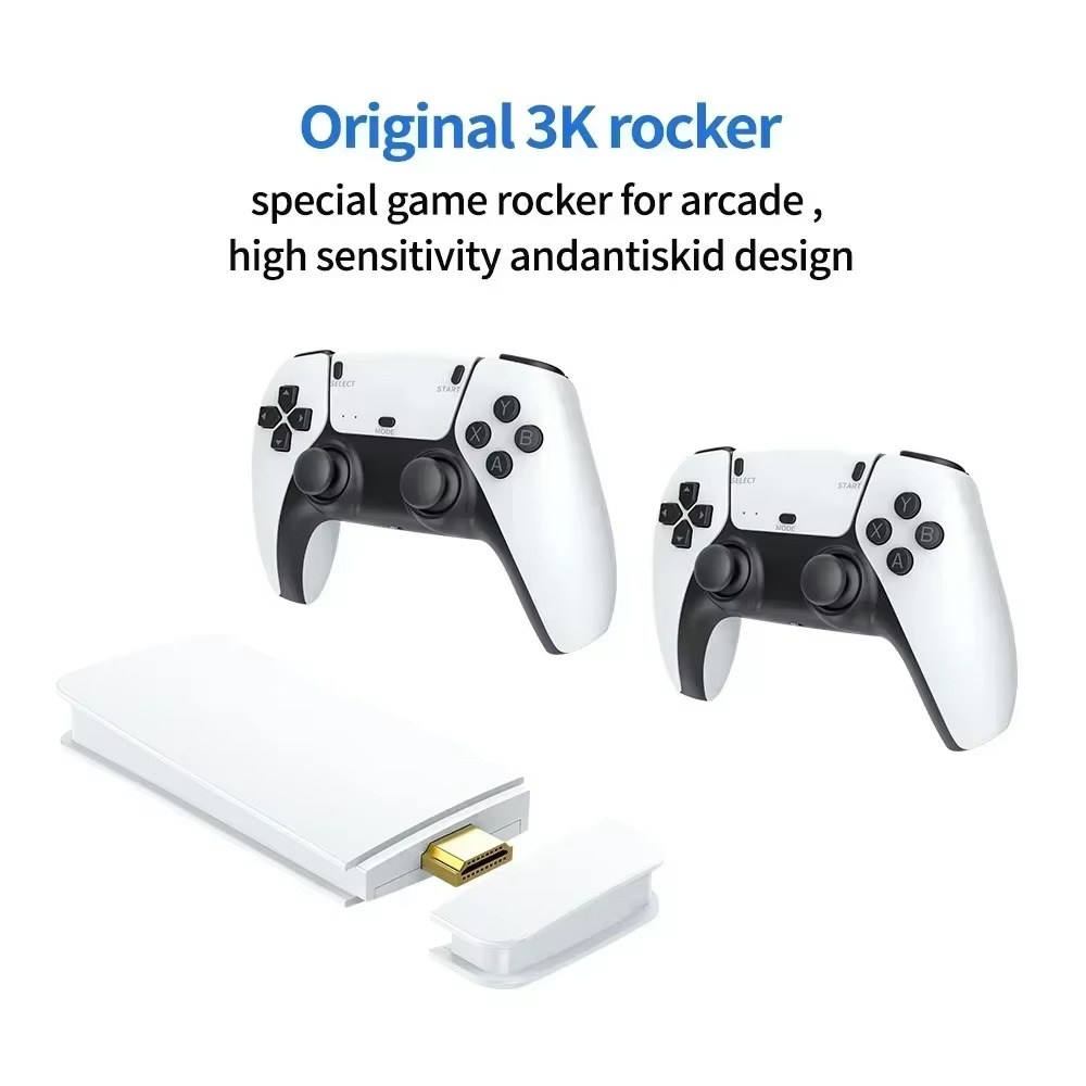 M15 Video Game Console Dual Wireless Gamepad Controller Game Stick 64G 20000 Retro Games Retro Game HD Output