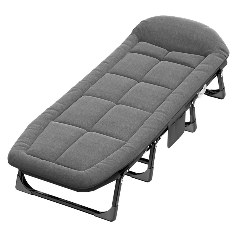 Portable Folding Lunch Break Camp Bed Multifunctional Adjustable Leisure Recliner Single Bed Office,home Mini Bed