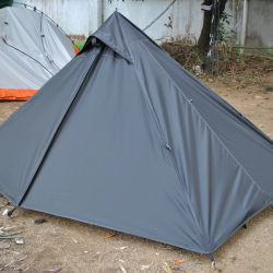 Durable Trekking Pole Tent, 2 Person Ultralight pyramid Tent, Trekker Tent, Outdoor Camping, 2.2kg Including All Seasons