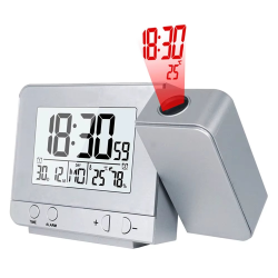 FanJu FJ3531 Alarm Clock Digital Date Snooze Function Backlight Watch Wall Projector Desk Table Led Clock With Time Projection