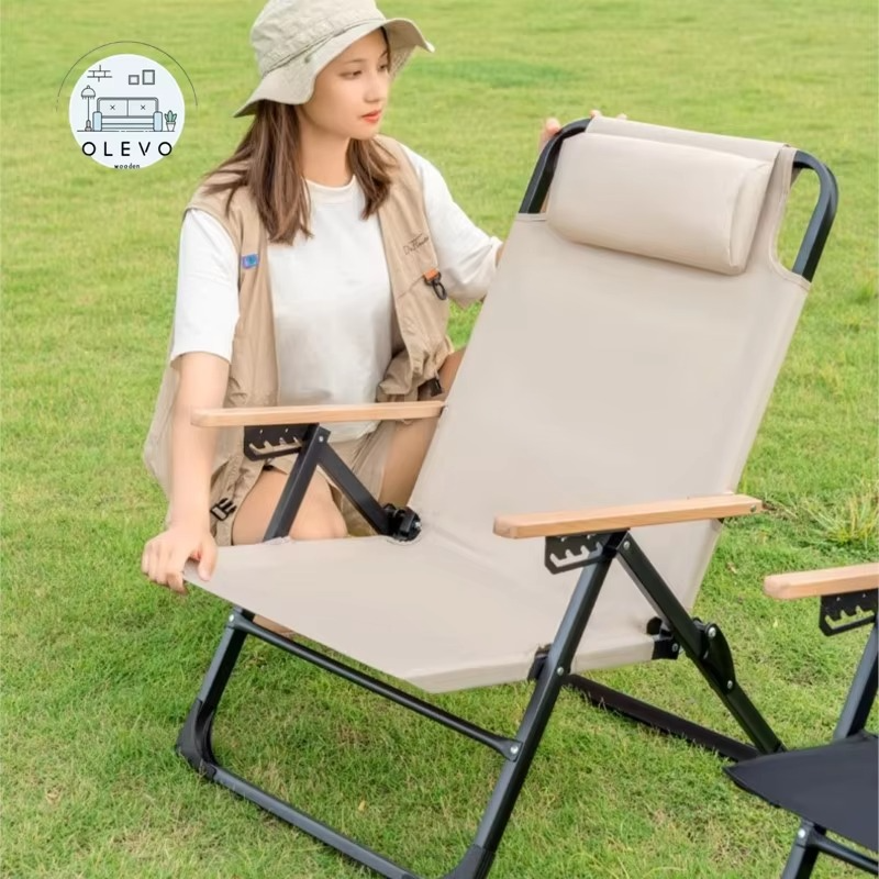 OLEVO Outdoor Folding Chair Portable Beach Chair Picnic Fishing Camping Chair Beach Chairs Chaise Exterieure Terrasse News