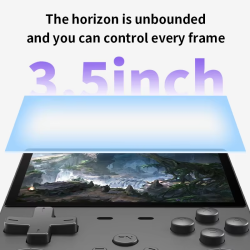Open-source L35 retro handheld 3.5-inch IPS fully laminated screen (640×480) gaming console built-in 10,000