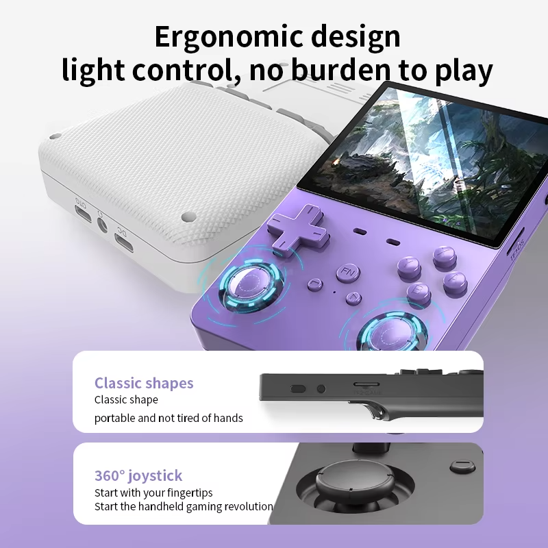Open-source L35 retro handheld 3.5-inch IPS fully laminated screen (640×480) gaming console built-in 10,000