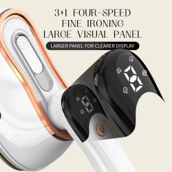 110V-220V Handheld Steam Iron Foldable Garment Steamer 1200W Power Portable 4 Speed Steamer Touch Screen Rotary Electric Iron