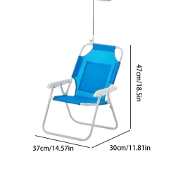 Beach chair with umbrella camping chair for kids Lazy fishing stools Children's outdoor folding chairs Lightweight recliners