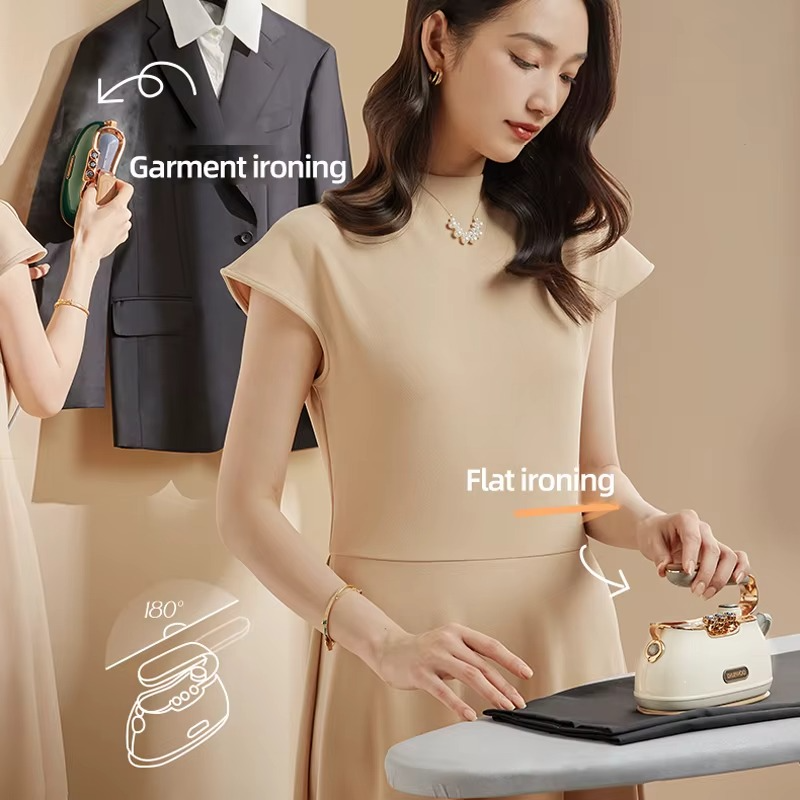 1200W Handheld Steam Iron Electric Garment Steamer Hanging Machine Portable Foldable Clothes Ironing Machine Home Travel 220V
