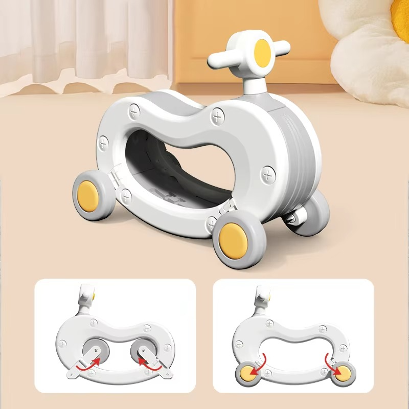 Kids Ride-On Car Ride On Rocking Horse for Toddler Indoor Play Room Baby Walker Baby Car Sliding Training Safety Wheels