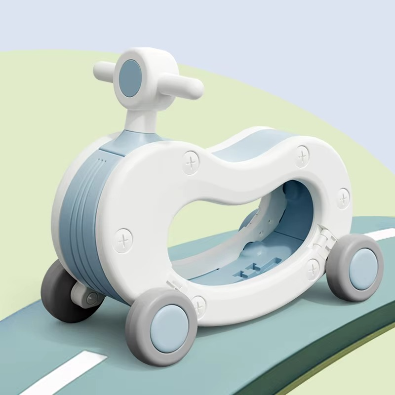 Kids Ride-On Car Ride On Rocking Horse for Toddler Indoor Play Room Baby Walker Baby Car Sliding Training Safety Wheels
