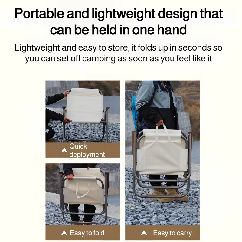 Outdoor Folding Chair Camping Portable Chair Picnic Beach Ultra-light Miter Travel Foldable Chair Dining Beacg Fishing Chair