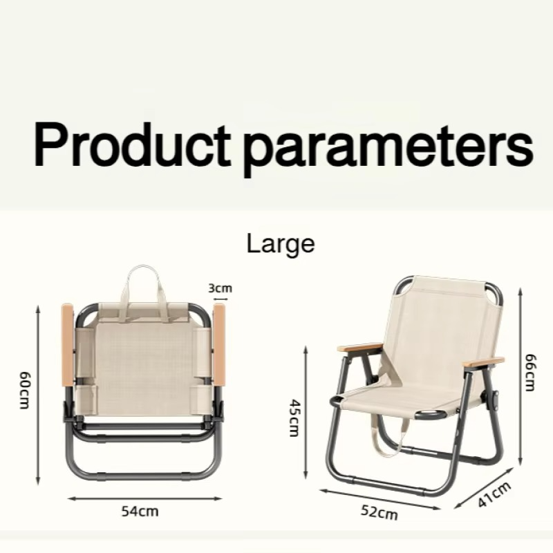 Outdoor Folding Chair Camping Portable Chair Picnic Beach Ultra-light Miter Travel Foldable Chair Dining Beacg Fishing Chair