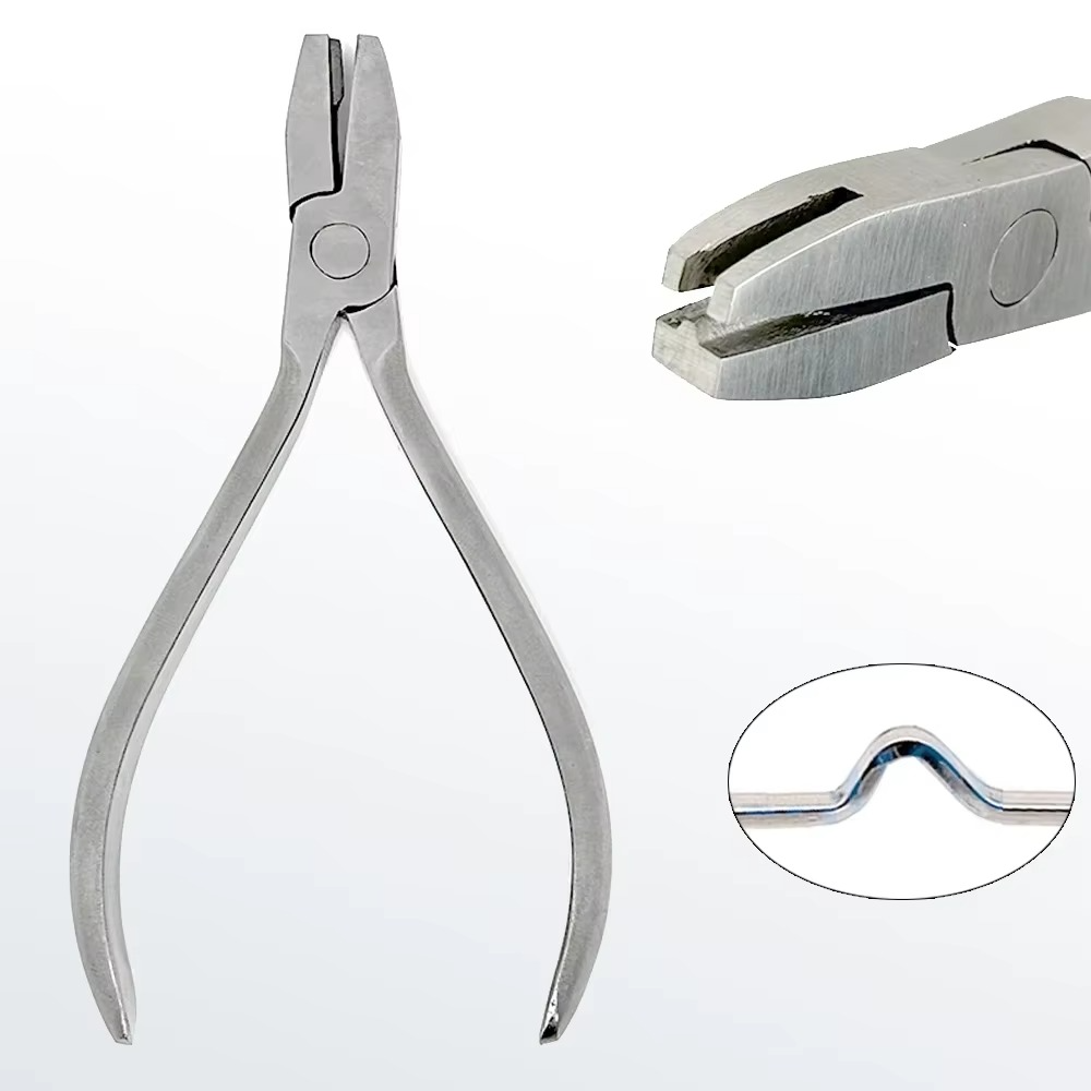 Dental V Stop Plier Loop Bending Forming Orthodontic Plier Wire Bending Forceps Form Stainless Steel Instrument Tool
