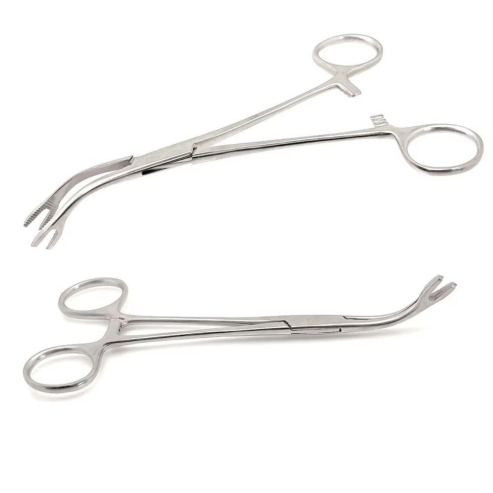 Bone Fragment Gripper Forceps for Dental Surgery Reusable Surgical Pliers for Bone Fixation Implant and Grafting Procedures