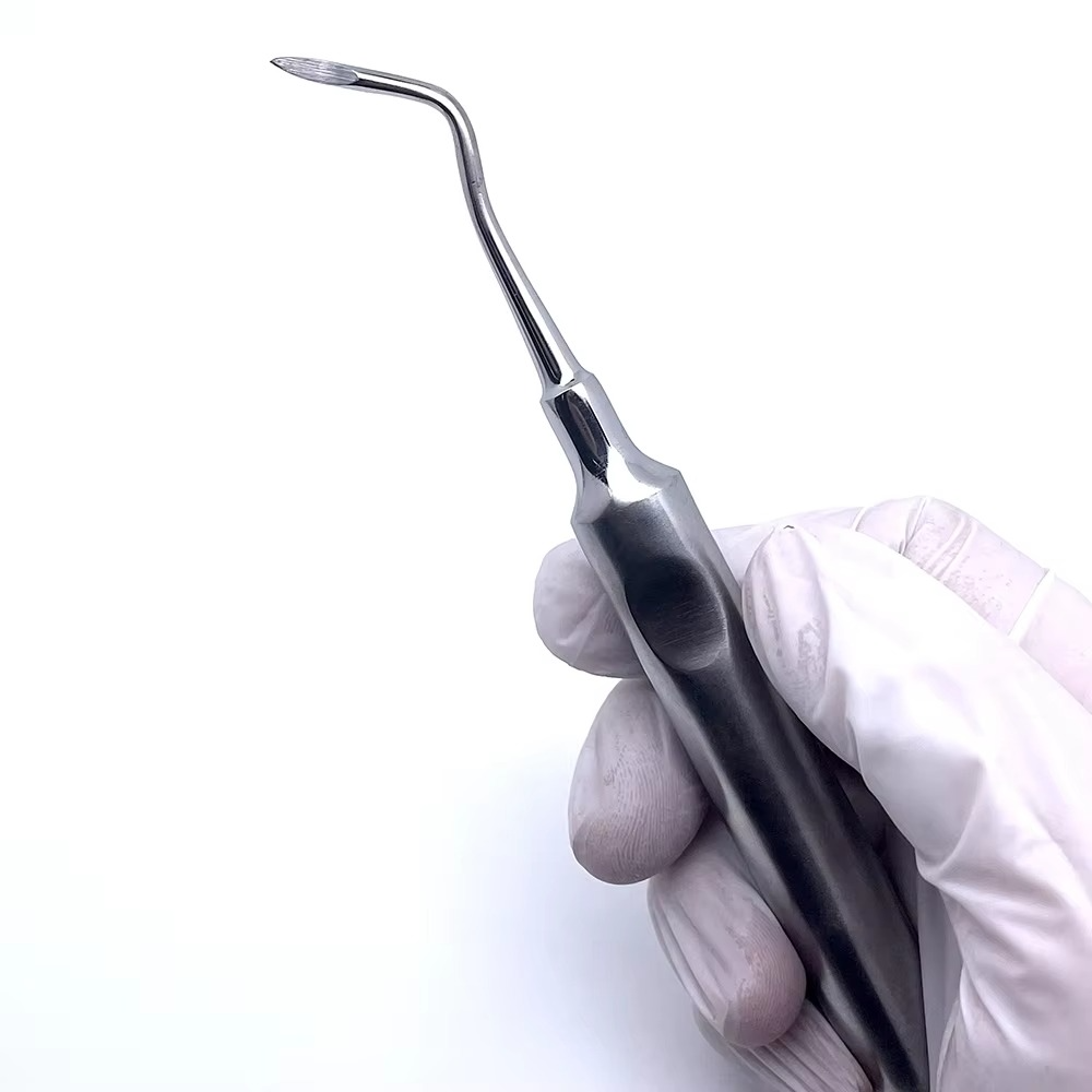 3Pcs Teeth Extraction Tooth Extracting Forceps Curved Root Lift Elevator Stainless Steel Dental Tools