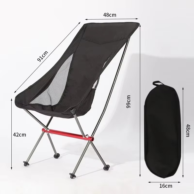 Widesea Camping Fishing Folding Chair Tourist Beach Chaise Longue Chair for Relaxing Foldable Leisure Travel Furniture Picnic