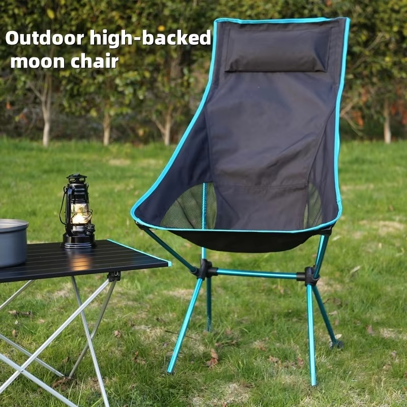 Portable Camping Chair Oxford Cloth Folding Lightweight Seat for Fishing BBQ Picnic Beach Outdoor Festival Ultralight Seat