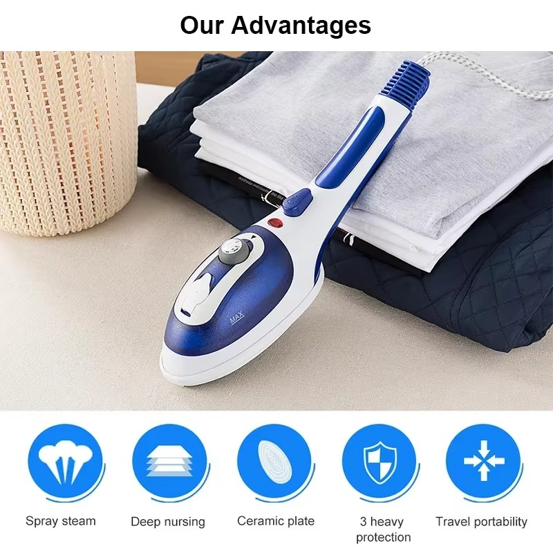 Steam Iron Handheld Garment Steamers Clothes Electric Steam Iron High Quality Portable Traveling Clothes Steamer 110V US-220V EU