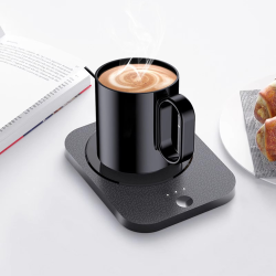 Coffee Mug Electric Warmer Intelligent 55℃ Constant Warm USB Power Supply Beverage Warmer with Ceramic Cup for Desk 5V