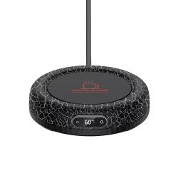 Electric Beverage Cup Warmer with LED Lamp 4 Gear Constant Temperature Digital Display For Home Office Insulated Heating Coaster