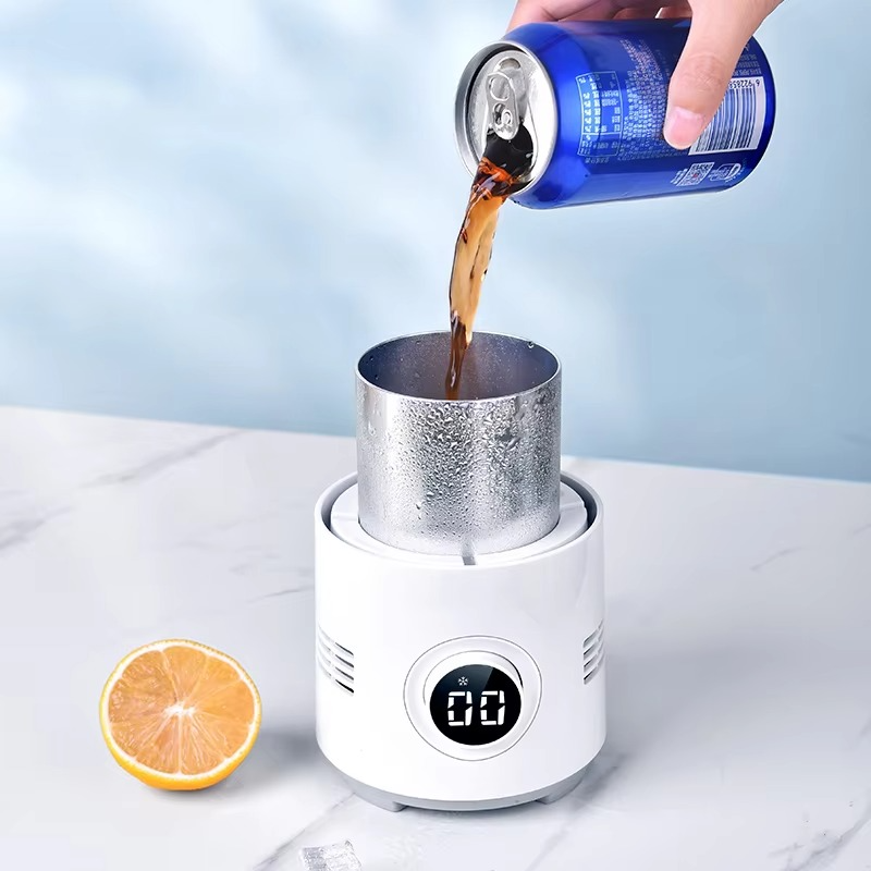 2 in 1 Fast Cooling Cup Heater Cup Electric Cooler Pop Cans Beverage Coffee Milk Warmer Drinks Holder Warmer Mug Cooler Cup