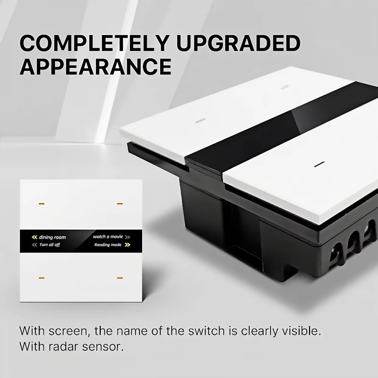 M8Pro Tuya Smart Switch & Zigbee 3.0 Hub: HD Weather/Clock, 4 Programmable Keys, Multi-Device Control
