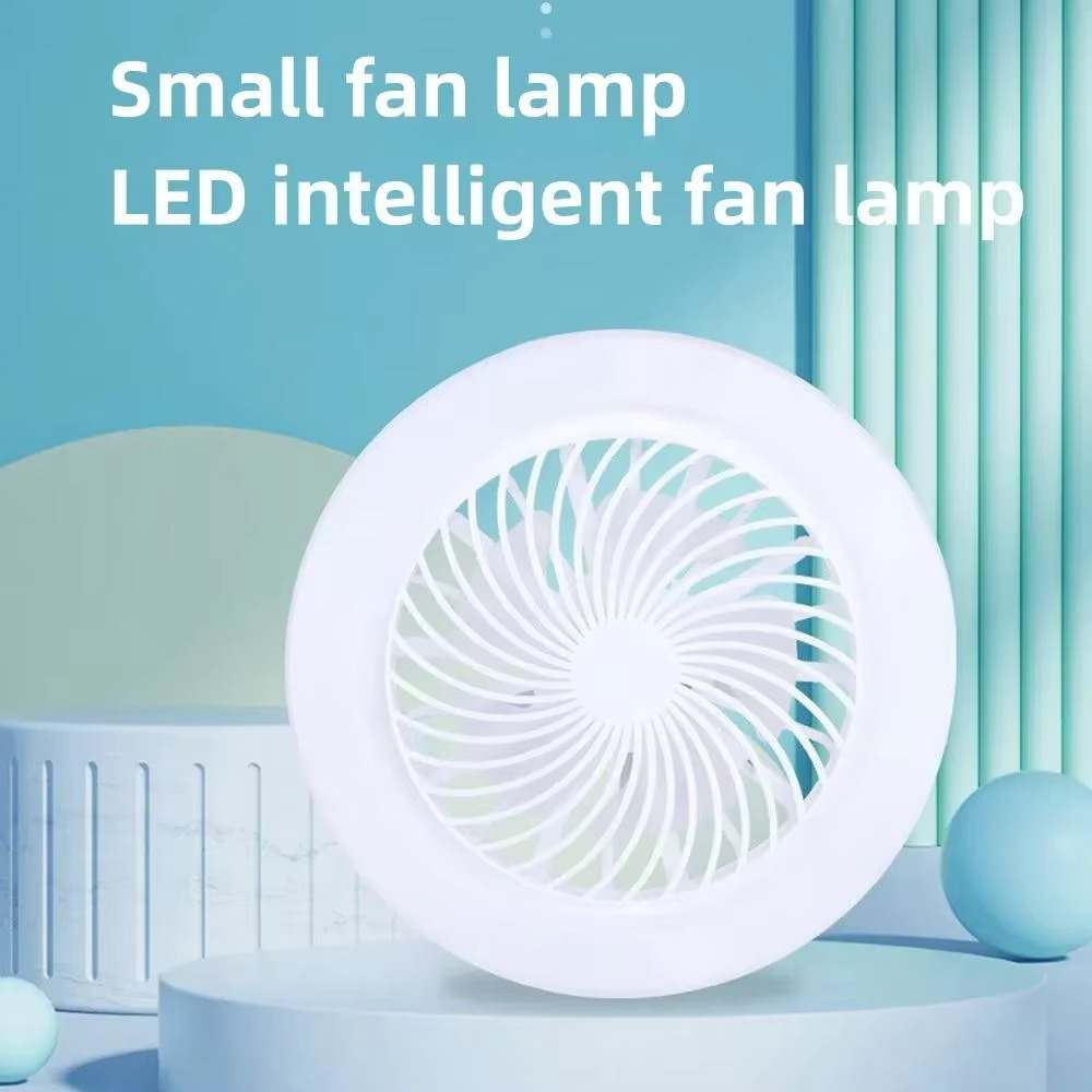 Ceiling Fan Light with Remote Control 2 in 1 Multifunctional Modern Adjustable Electric E27 Ceiling Fan with Light for Home