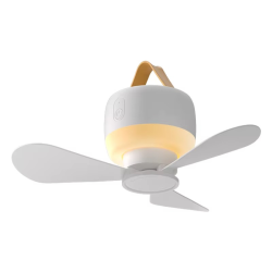 Small ceiling fan USB charging camping outdoor tent silent mini fan household bed dormitory electric Portable ceiling fan light
