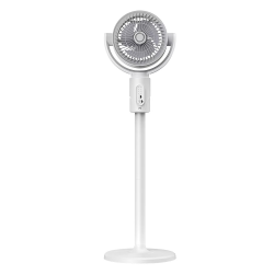 360 Circulation Quiet Powerful Floor Fan,Standing Smart Fans,Vertical Fan with Remote Control Adjustable Height(Charging Type)