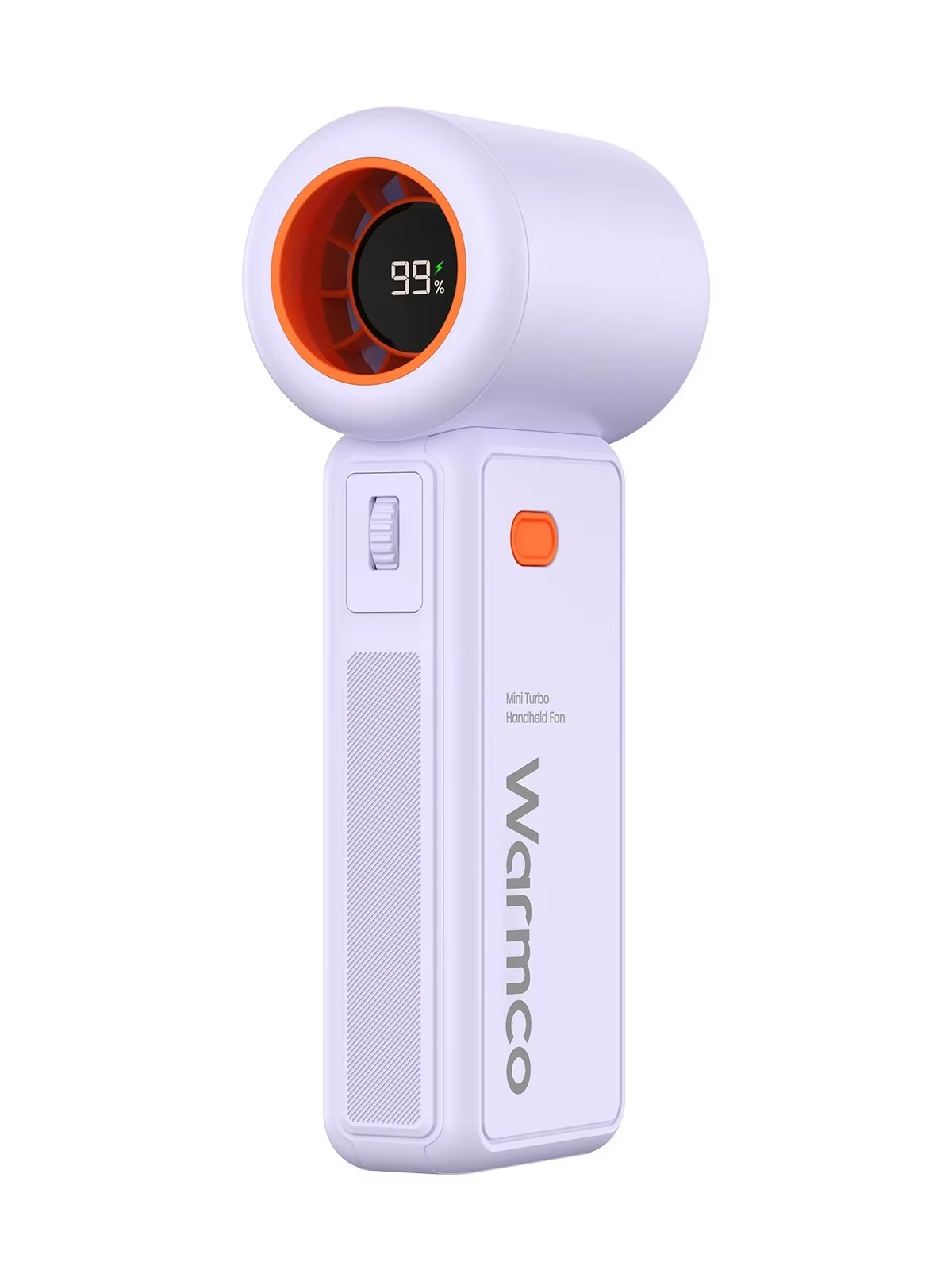 5000mAh Handheld USB Turbo Fan Super Strong Wind Infinite Gear Adjustment Long Battery Life Rechargeable Multipurpose Pocket Fan
