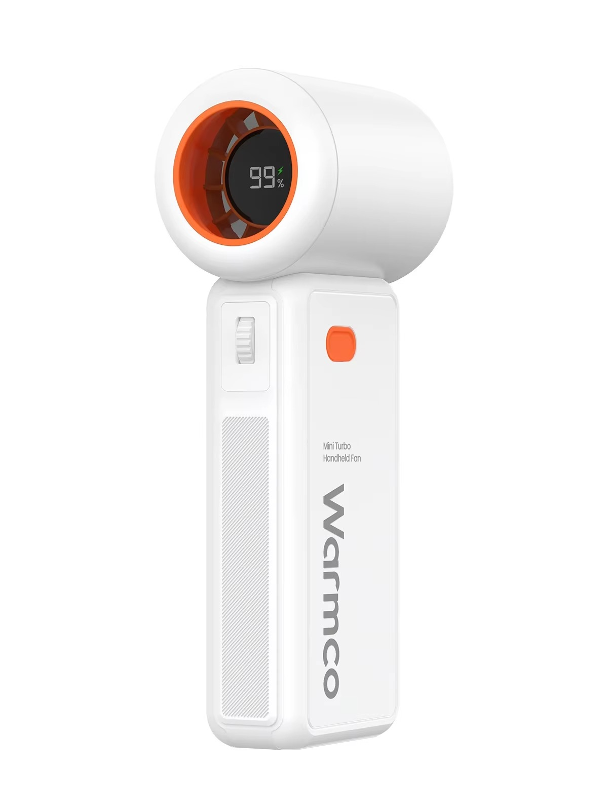 5000mAh Handheld USB Turbo Fan Super Strong Wind Infinite Gear Adjustment Long Battery Life Rechargeable Multipurpose Pocket Fan
