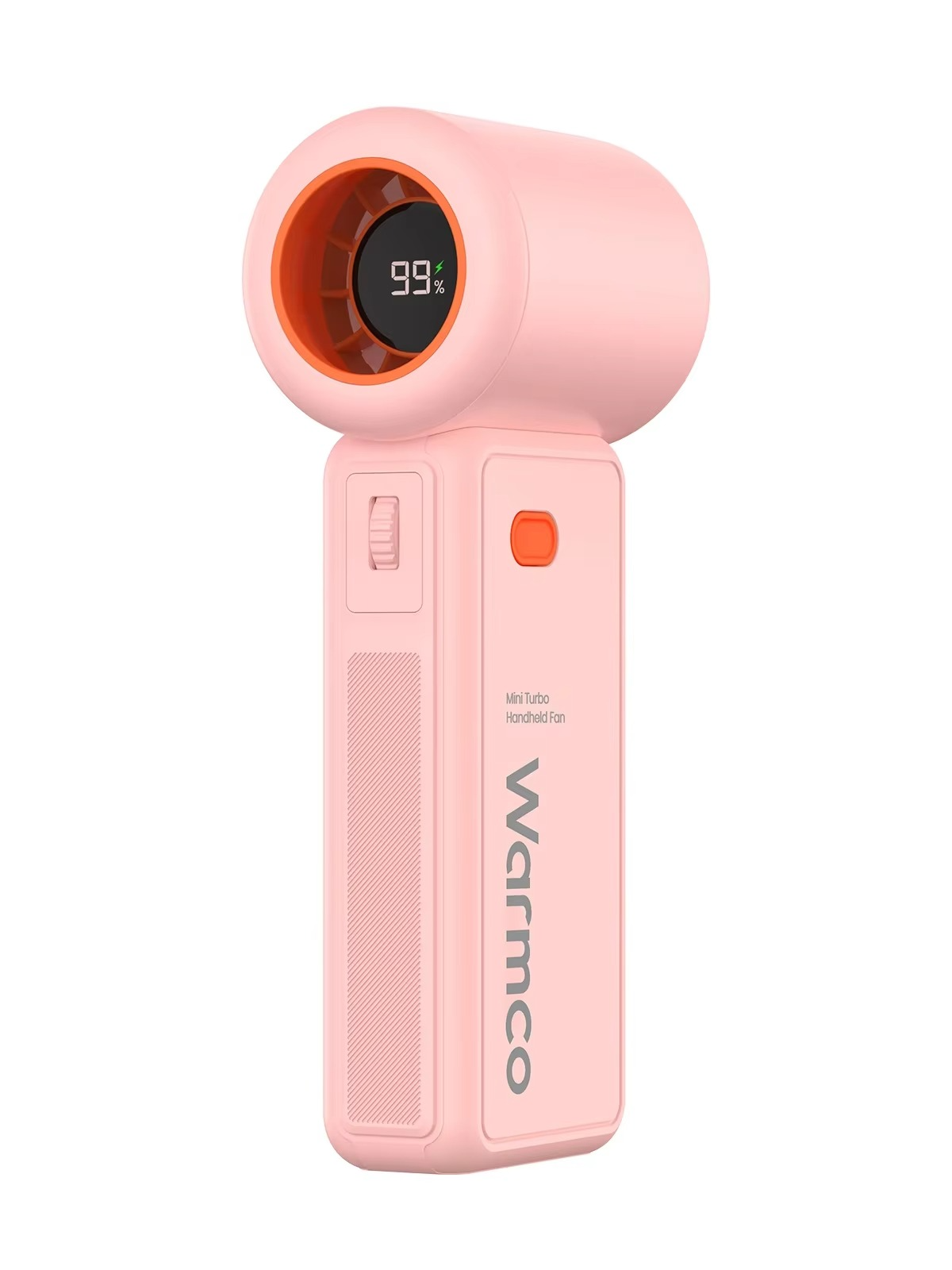 5000mAh Handheld USB Turbo Fan Super Strong Wind Infinite Gear Adjustment Long Battery Life Rechargeable Multipurpose Pocket Fan