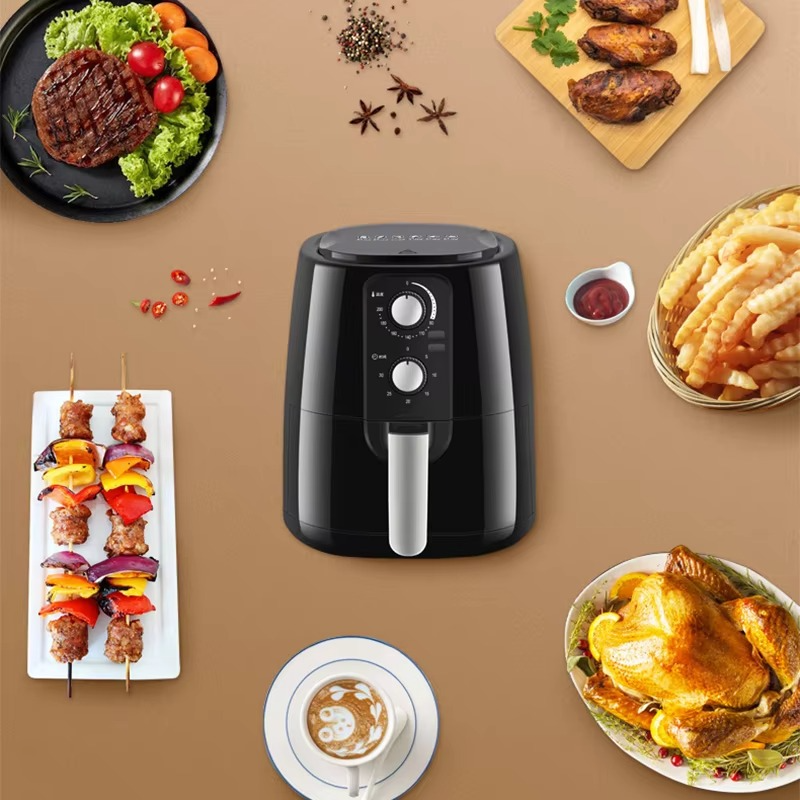 5.5L Air Fryer TC-JD01A Household Large Capacity Electric Fryer Smart Multi-function Oven Kitchen Baked Egg Tart/Roast Chicken