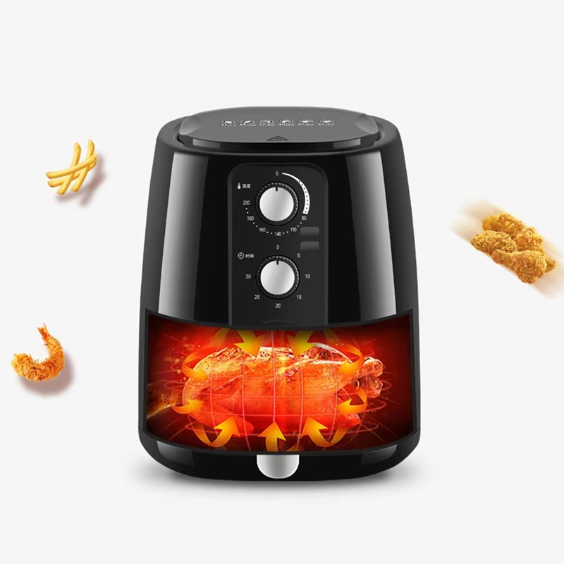 5.5L Air Fryer TC-JD01A Household Large Capacity Electric Fryer Smart Multi-function Oven Kitchen Baked Egg Tart/Roast Chicken