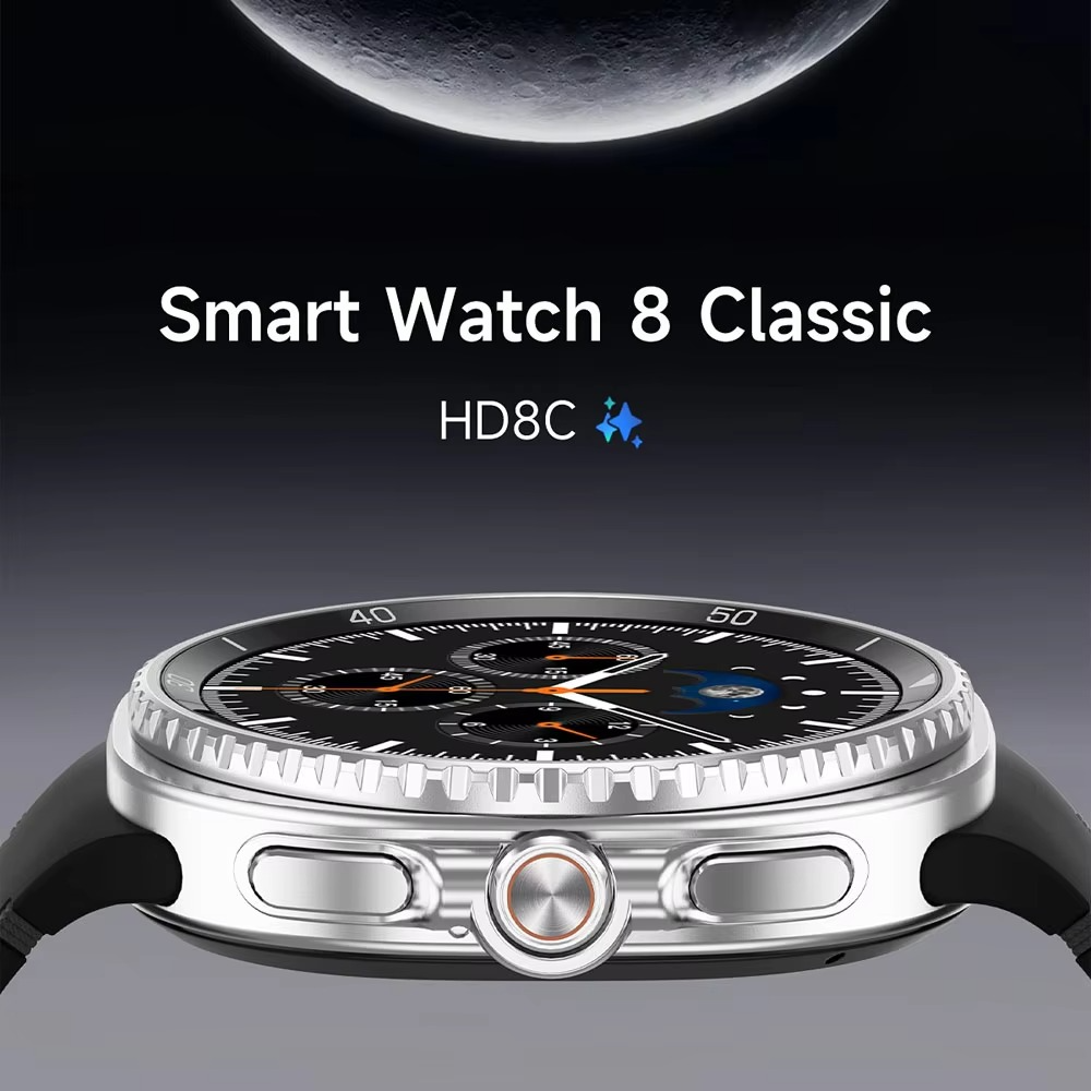 2025 New Smart Watch 1.43inch Screen Bluetooth Call Blood Oxygen For Android IOS Phone Heart Rate Monitoring Smart Watch Men