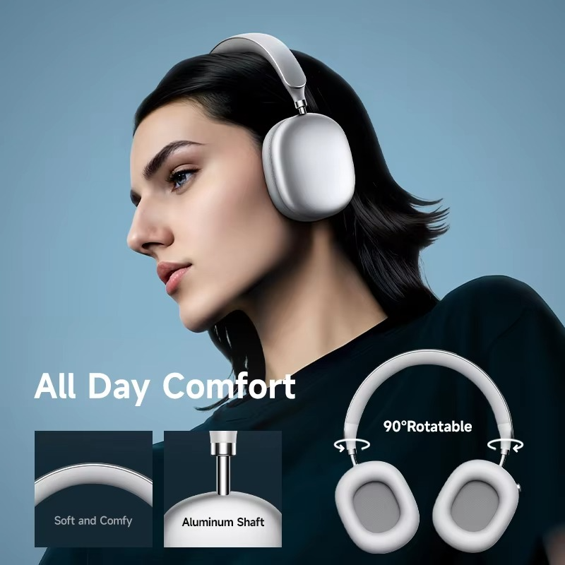 Picun F8S ANC Wireless Headphones 3D Spatial Audio Head Tracking -54dB ANC HIFI Bluetooth 6.0 Headset ENC HD Mic Low-Latency APP