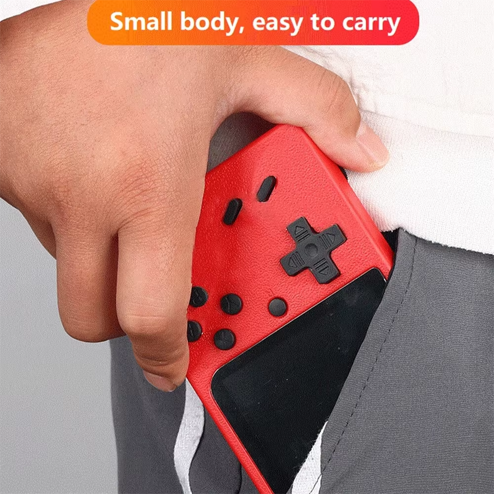 Retro Mini Handheld Video Game Console 8-Bit 3 Inch Color LCD Kids Game Player with Built-in 400 Games Portable Entertainment
