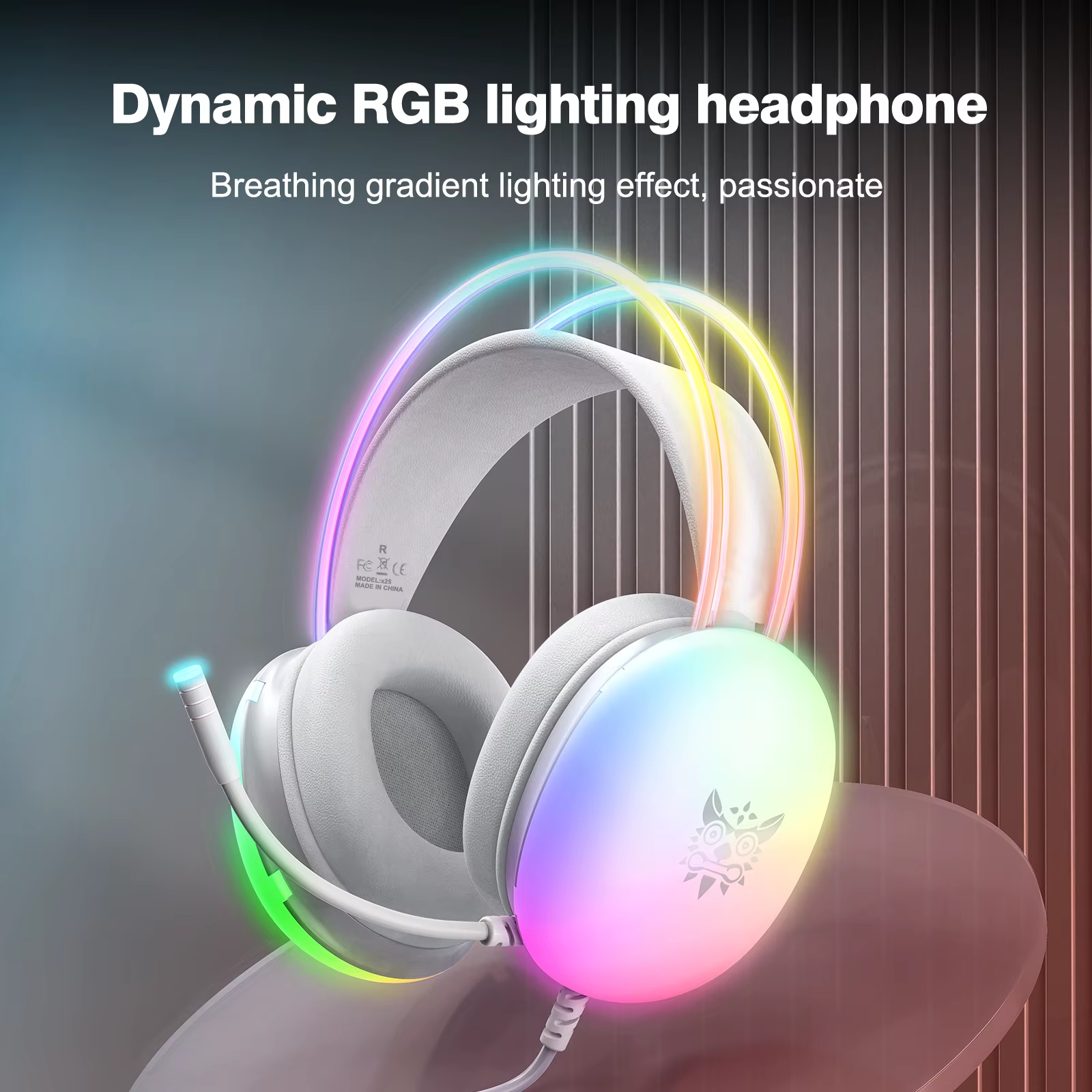 Wired Headset Headphone Earphone Earbuds Gamer Gaming For iPhone Phone PC With Cable Microphone Mic Portable Fone Head Set RGB