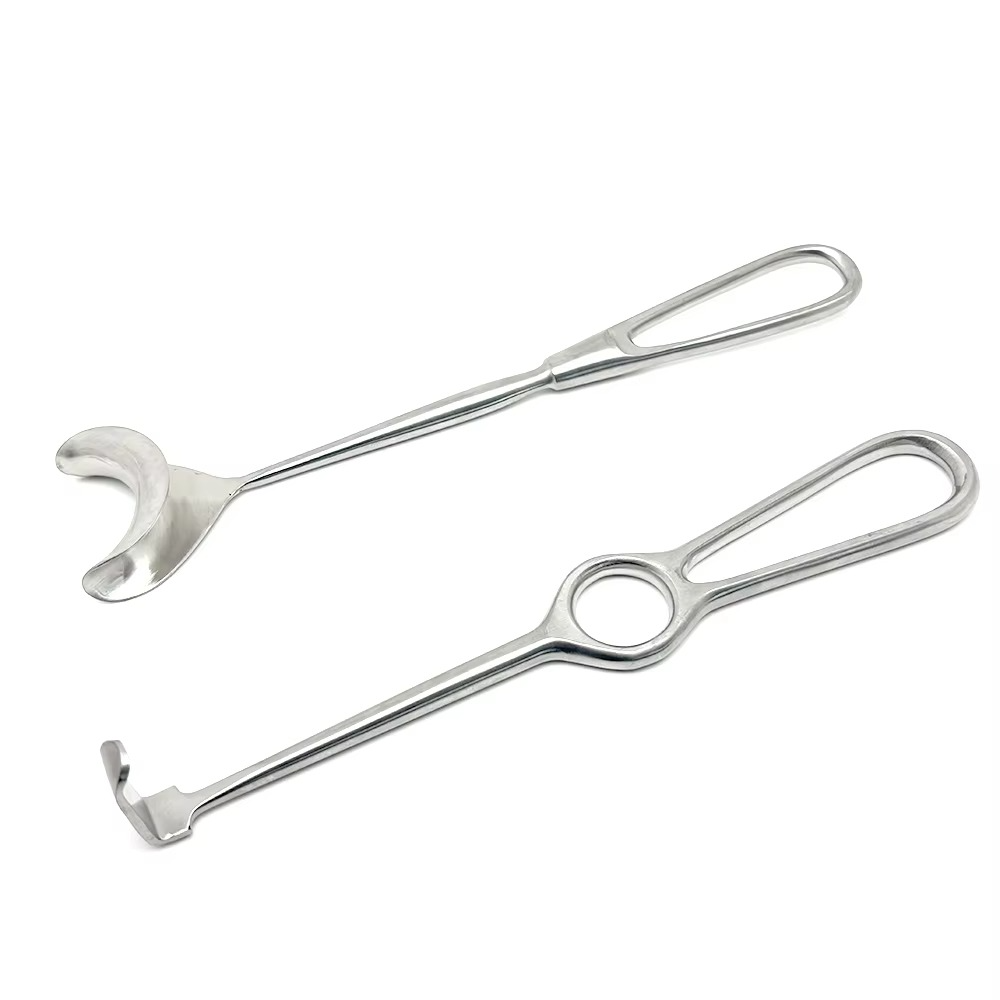 Stainless Steel Dental Surgical Tool for Maxillofacial Soft Tissue Retraction Long Upper Lower Bends Implant