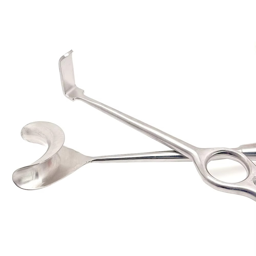 Stainless Steel Dental Surgical Tool for Maxillofacial Soft Tissue Retraction Long Upper Lower Bends Implant