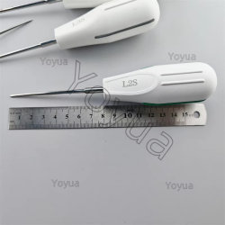 8pcs/set Dental Minimally Luxating Elevators Curved Root Forceps Invasive Tooth Extracting Set Dentistry Surgical Instrument