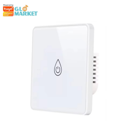 Glomarket Smart Tuya Water Heater Switch EU Standard Tuya Smart Life Glass Touch Panel Water Heater Boiler Switch