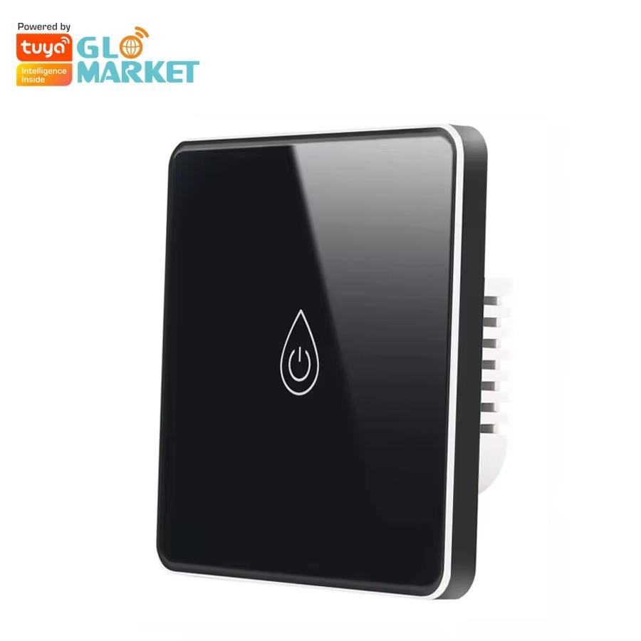Glomarket Smart Tuya Water Heater Switch EU Standard Tuya Smart Life Glass Touch Panel Water Heater Boiler Switch